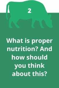 2. What is proper ruminant nutrition, and how should you think about this?