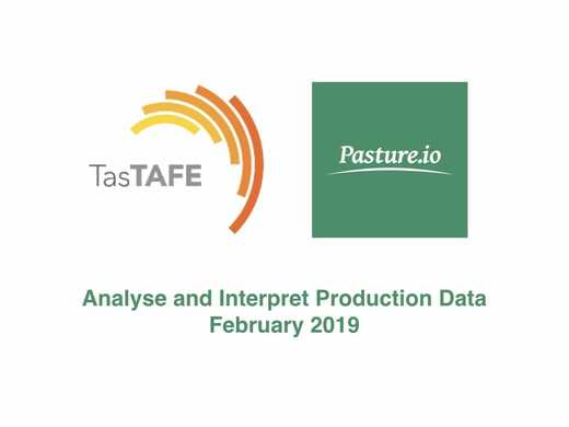TasTAFE and Pasture.io Presentation