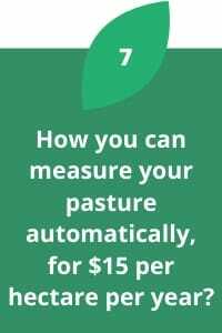  How you can measure your pasture automatically, for $15 per hectare per year?