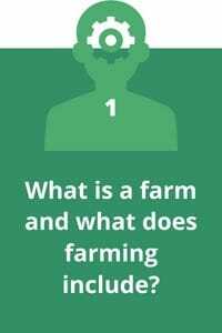 1. What is a farm and what does farming include?